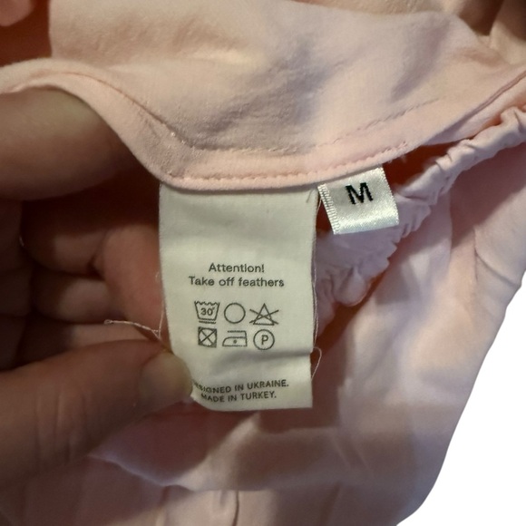 Sleeper Pink Feather-Trim Pajama Set - Picture 9 of 10